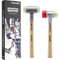 HALDER Aktionsbox Dreamteam 3366s001 Hammar-set rekylfri 1100 g 130 mm 2 st