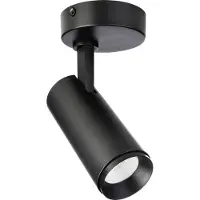 Deko-light LED-takspotlight Lucea 6, svart, aluminium, 2 700 K dimbar, Svart, Vardagsrum / matsal, Aluminium / grå / zink, Modern, LED-taklampa