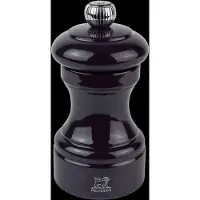 Peugeot pepparkvarn Bistro, 10 cm, lackerad auberginefärgad trä