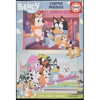 Educa Pussel Bluey 2 X 25 bitar Wood, Educa