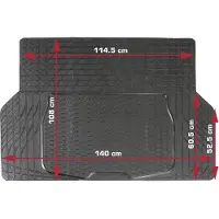Dino 130026 Bagagerumsmatta Passar till följande modeller Universal (L x B) 108 cm x 140 cm Svart
