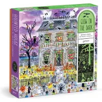 Michael Storrings Haunted House 500 Piece Glow In The Dark Puzzle