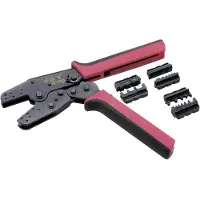 Cimco click n crimp 106000 Presstångset 4 delar Isolerad kabelsko, Oisolerad kabelsko, Ändhylsor 0.5 till 10 mm²