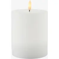 Sirius Home Sirius Sille uppladdningsbart blockljus vit Ø 10 cm H 12,5 cm