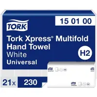 Tork 150100 Pappershanddukar Vit 21 st