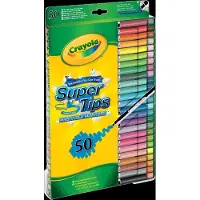 Crayola Supertips Washable Markers 50 Pcs