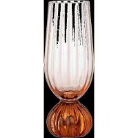 Bloomingville Taurin Champagneglas, Rosa, Glas