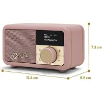 Roberts Revival Petite 2, Bärbar, Analog och digital, DAB, DAB+, FM, 3,5 mm, USB Type-C, Vit