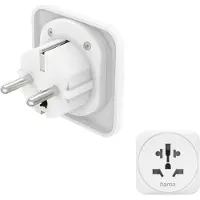 Ginza.se HAMA Traveladapter Type E/F Universal World-EU White