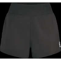 2XU Women's Aero Hi-Rise 4 Inch Shorts Black/silver Reflective