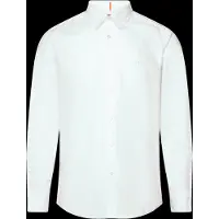 BOSS Regular-fit shirt in cotton poplin with embroidered logo