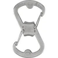 Niteize NITE Ize nyckelkarbinhake NI-SBO-03-11 S-Biner Ahhh Rostfritt stål 1 st