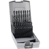 Alpen 802311100 HSS Metall-spiralborrset 19 delar DIN 338 Cylinderskaft 1 set