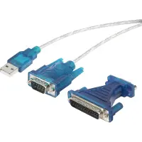 Renkforce USB 1.1 Adapter [1x D-SUB hane 9-pol, D-SUB hane 25-pol - 1x USB 1.1 A hane] 40.00 cm guldpläterad kontakt