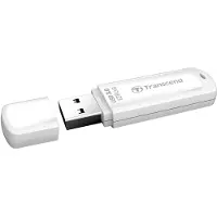 Transcend JetFlash 730 USB-minne 128 GB Vit TS128GJF730 USB 3.2 Gen 1