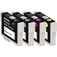 Basetech Bläck Ersätter Epson T1295, T1291, T1292, T1293, T1294 Kompatibel Kombi-pack Svart, Cyan, Magenta, Gul BTE125 1617,4050-126