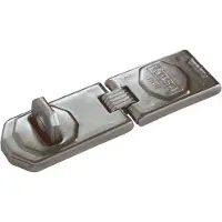 Kasp Hasp med låsplatta 155 mm Stål K230155D 1 st