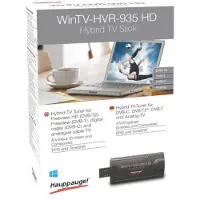 Hauppauge WinTV HVR-935C - Digital/analog TV-mottagare/radiomottagare/videofångstadapter - DVB-C, DVB-T2 - HDTV - USB 2.0 - PAL