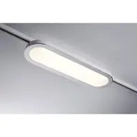 Paulmann Panel Loop Högvolt-skensystem URail LED fast installerad 7 W LED Vit, Krom