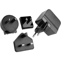 HN POWER HNP12I-USBL6 USB-laddare 12 W 1x USB-A Svart Inomhus Stabiliserad