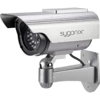 Sygonix SY-3420674 Kamera-attrapp med solcellsmodul, med blinkande LED