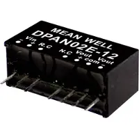 MEAN WELL DPAN02A-12 DC/DC-omvandlar-modul 83 mA 2 W Antal utgångar: 2 x Innehåll 1 st