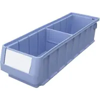 Viso TR 4109 Genomskinlig lagerlåda (B x H x D) 117 x 90 x 400 mm Blå 1 st