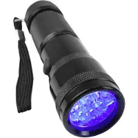 Berger & Schroeter UV 395-400 nm 40382 UV-LED lampa Ficklampa med handrem batteri 95 g