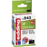 Edding Bläck Ersätter HP 302XL (F6U68AE) Kompatibel Svart EDD-543 18-543