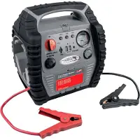 HP Autozubehör Starthjälpsystem 7 in1 Power Pack 900A 20717 Startström (12 V): 400 A 12 V-utgång 2x, Indikatornivå, Metalltång, Kompressor, SOS-signallampa,