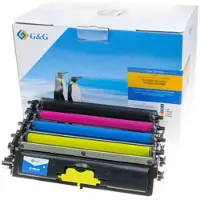 G&G Toner Ersätter Brother TN-230BK, TN-230C, TN-230M, TN-230Y Kompatibel Svart, Magenta, Cyan, Gul 2200 sidor 15014