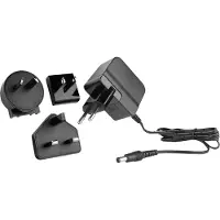 HN POWER HNP18I-120V2 Nätadapter fast 12 V/DC 1.50 A 18 W med Australien-adapter, med UK-adapter, med USA-adapter