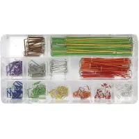 Velleman WJW351 Labsladd-Set Röd, Orange, Gul, Grön, Blå, Grå, Vit