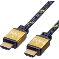 Roline HDMI Anslutningskabel HDMI-A-kontakt, HDMI-A-kontakt 5.00 m Flerfärgad 11.04.5505 Standard HDMI HDMI-kabel
