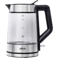 Silva Homeline KL-G 2007 Vattenkokare Kontrolljus, sladdlös Silver, Svart Kapacitet: 1.7 l