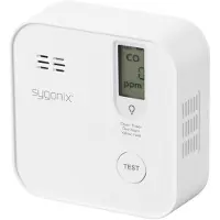 Sygonix Kolmonoxid-detektor Set inkl. 5 års batteri, Med app-styrning batteri Detektering Kolmonoxid