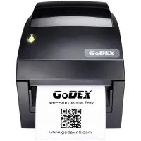 Godex DT4x Etikettskrivare Direkt termisk 203 x 203 dpi Etikettbredd (max.): 118 mm USB, RS-232, LAN