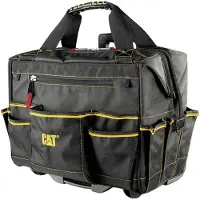 CAT Rolling Tool Bag (L x W x H) - 470 x 280 x 420 mm (no tools included) 980198N (L x B x H) 470 x 280 x 420 mm