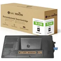 G&G Toner Ersätter Kyocera TK-3160 Kompatibel Svart 12500 sidor Reborn remanufactured 21295
