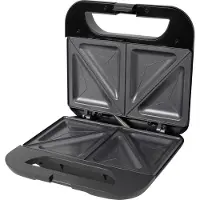 Silva Homeline ST 2000 Smörgåsjärn Cool-Touch-hölje, Non-stick-beläggning, Kontrolljus Svart