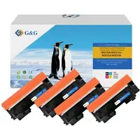 G&G Toner Ersätter HP 117A Kompatibel Kombi-pack Svart, Cyan, Magenta, Gul NT-PH2070BK/C/M/Y-B-V3-4-S1
