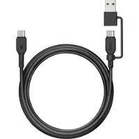 GP USB-kabel USB-C, USB-A kontakt 1.50 m Svart GPCBCCBVBKUSB971