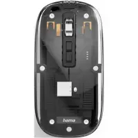 Hama WM-600 WiFi mus Sladdlös Optisk Transparent 5 Knappar 1600 dpi Musknappar