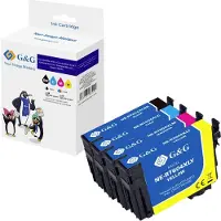 G&G Bläck Kompatibel Svart, Cyan, Magenta, Gul GP-E604XLBKCMY-4P-R