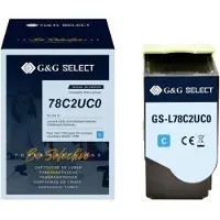 G&G Toner Ersätter Lexmark 78C2UC0 Kompatibel Cyan 7000 sidor GS-L78C2UC0