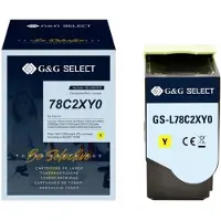 G&G Toner Ersätter Lexmark 78C2XY0 Kompatibel Gul 5000 sidor GS-L78C2XY0