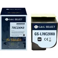 G&G Toner Ersätter Lexmark 78C2XK0 Kompatibel Svart 8500 sidor GS-L78C2XK0
