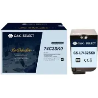 G&G Toner Ersätter Lexmark 74C2SKE Kompatibel Svart 7000 sidor GS-L74C2SK0