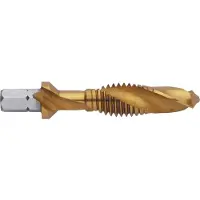 Exact 5926 Kombi Gängtappborr metrisk M10 1.5 mm Högerskärning DIN 3126 HSS 1 st
