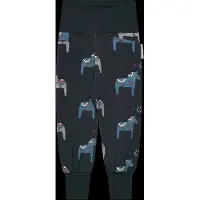 Geggamoja Babybyxor Bambu Dalahäst Navy - 74/80